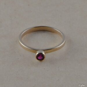 Fijne ring met edelsteen
