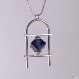 Hanger blokje Lapis Lazuli